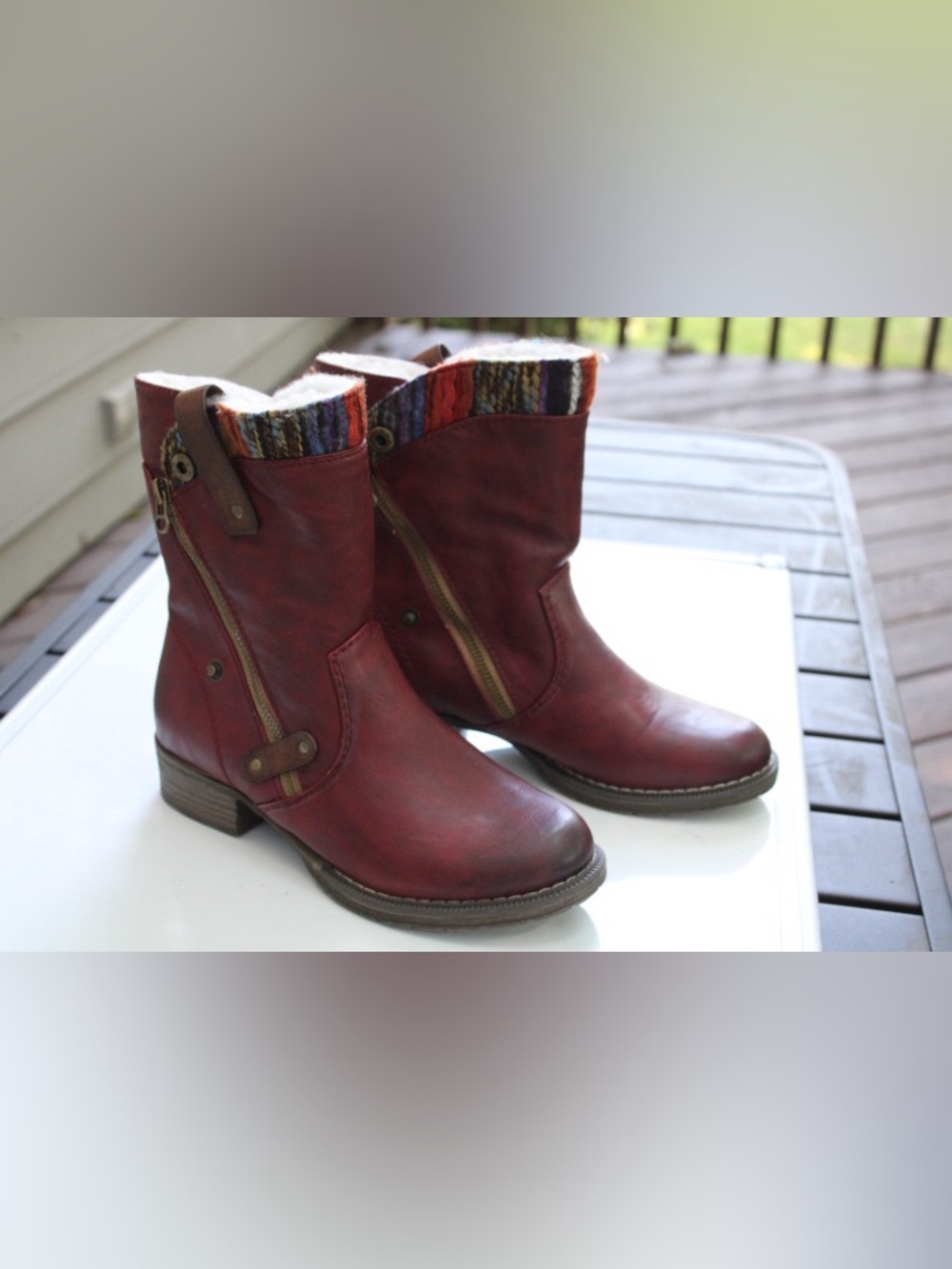 Rieker fleece boots